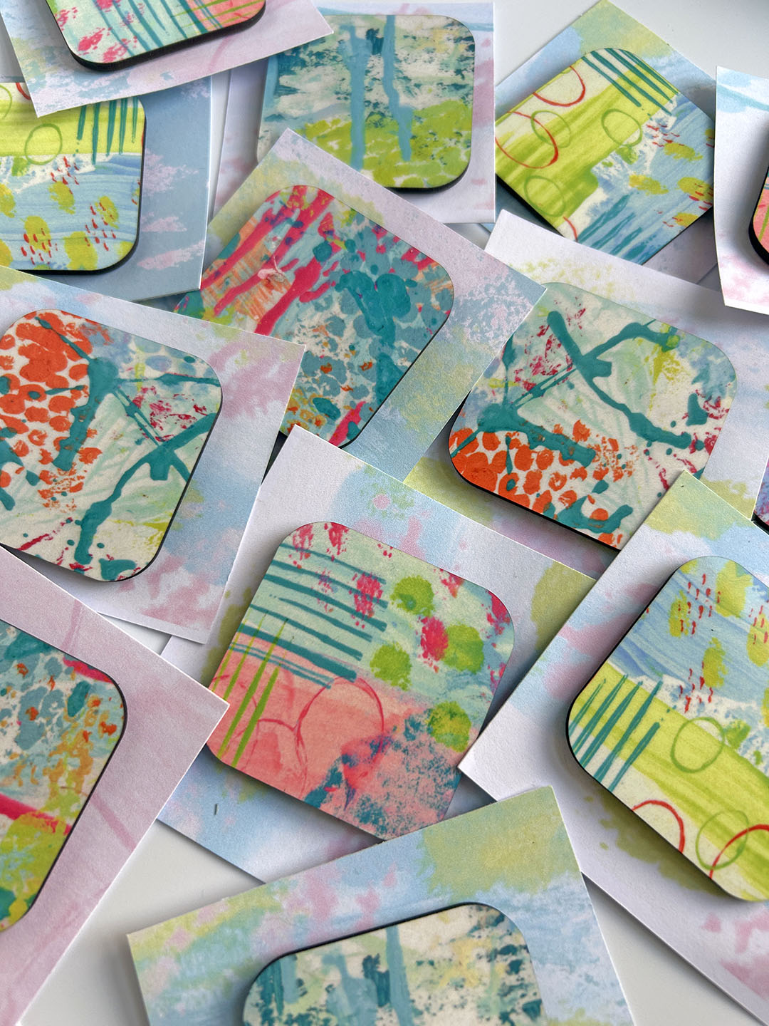Colourful Graffiti Fridge Magnet