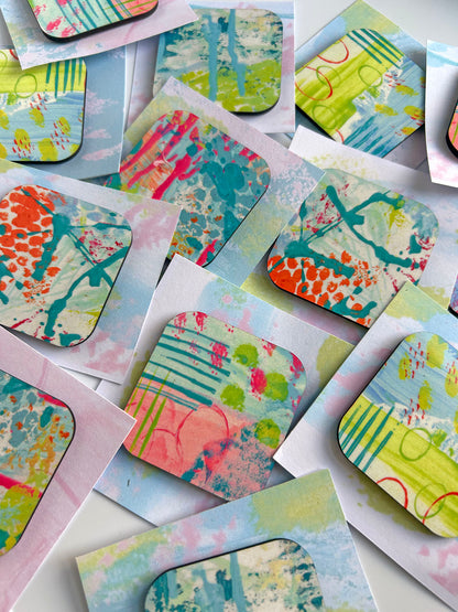 Colourful Graffiti Fridge Magnet