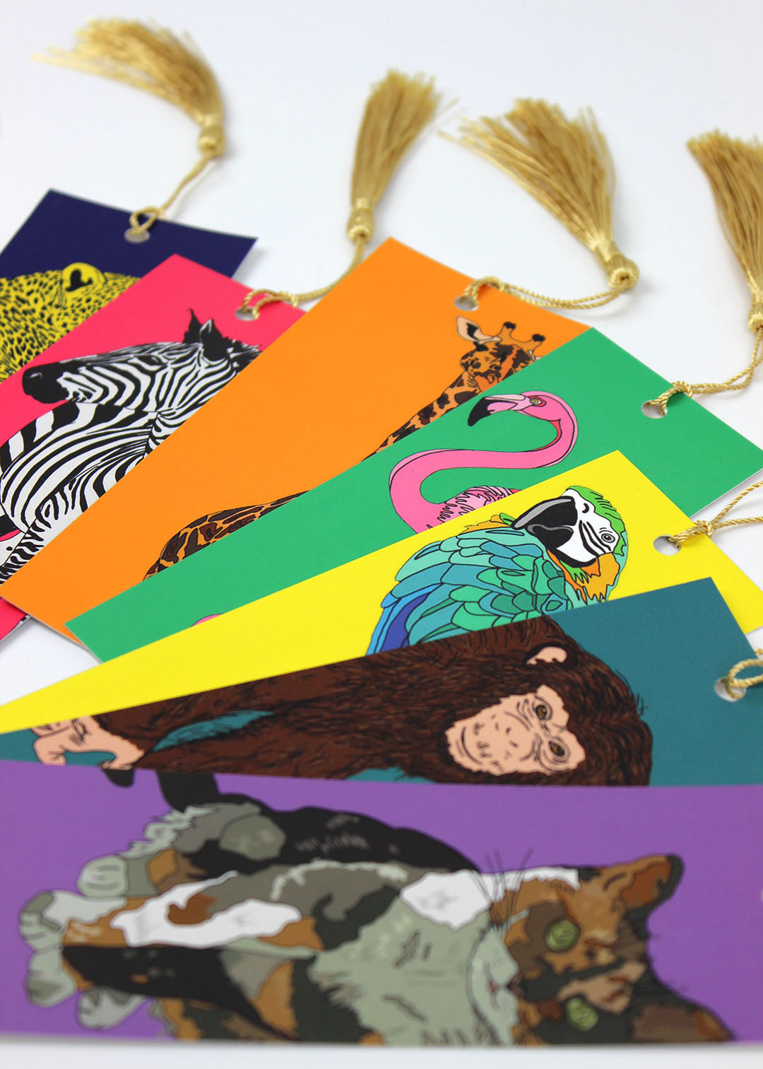 Animal Colourful Bookmark Pack