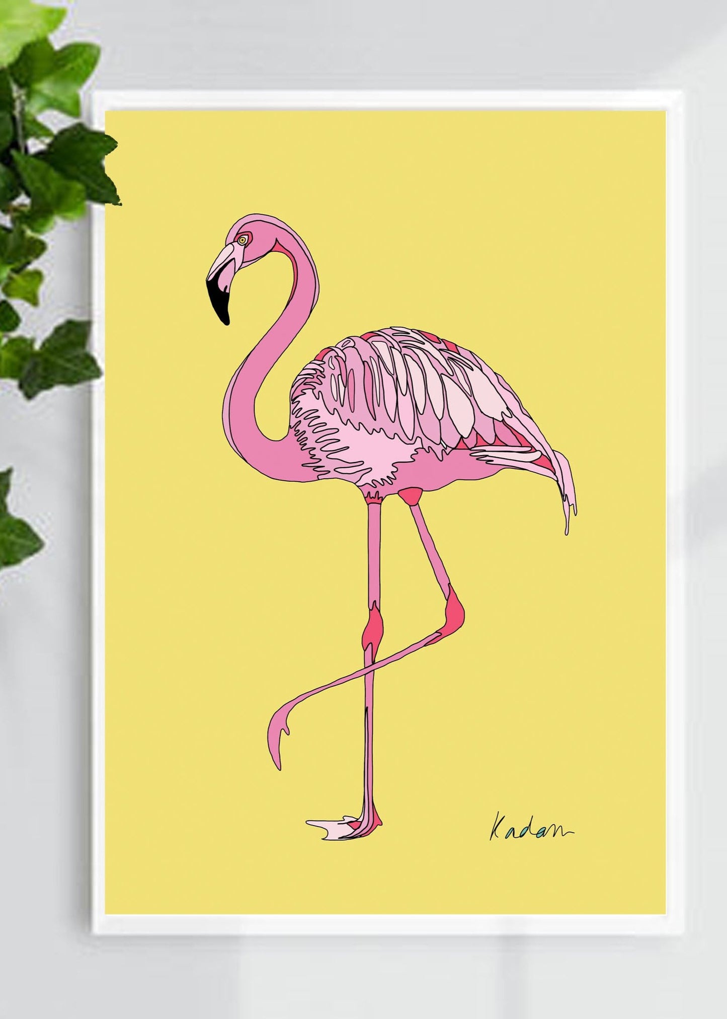 Colourful Jungle Flamingo Animal Print