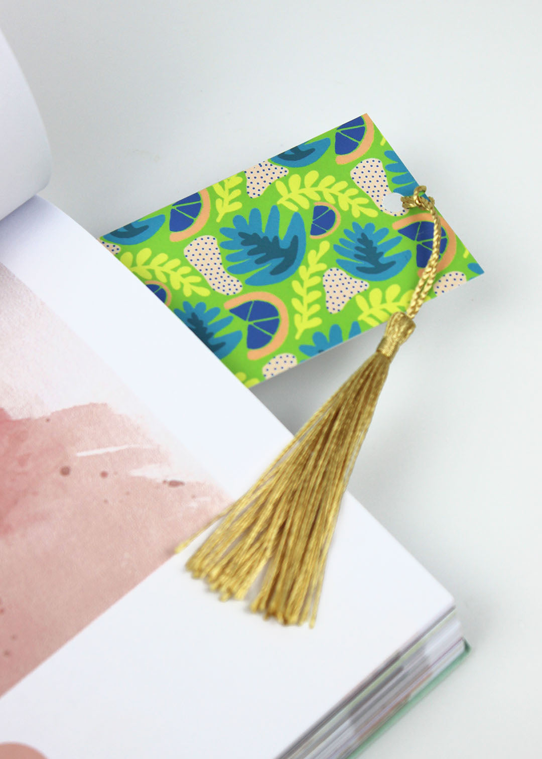 Bright Abstract Floral Bookmarks