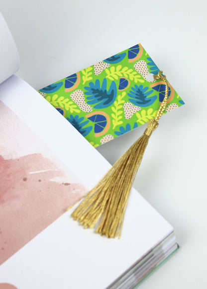 Bright Abstract Floral Bookmarks
