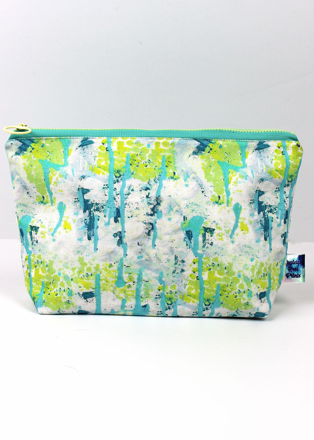 Limited Edition Green Graffiti Print Cosmetic Bag
