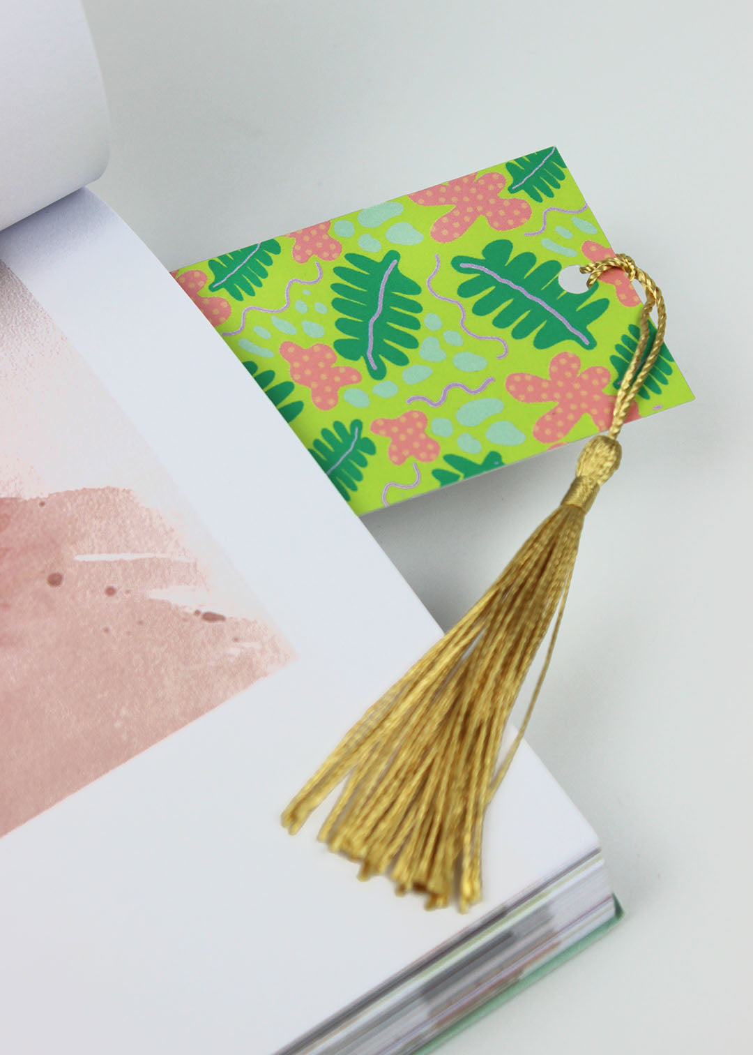 Bright Abstract Floral Bookmarks