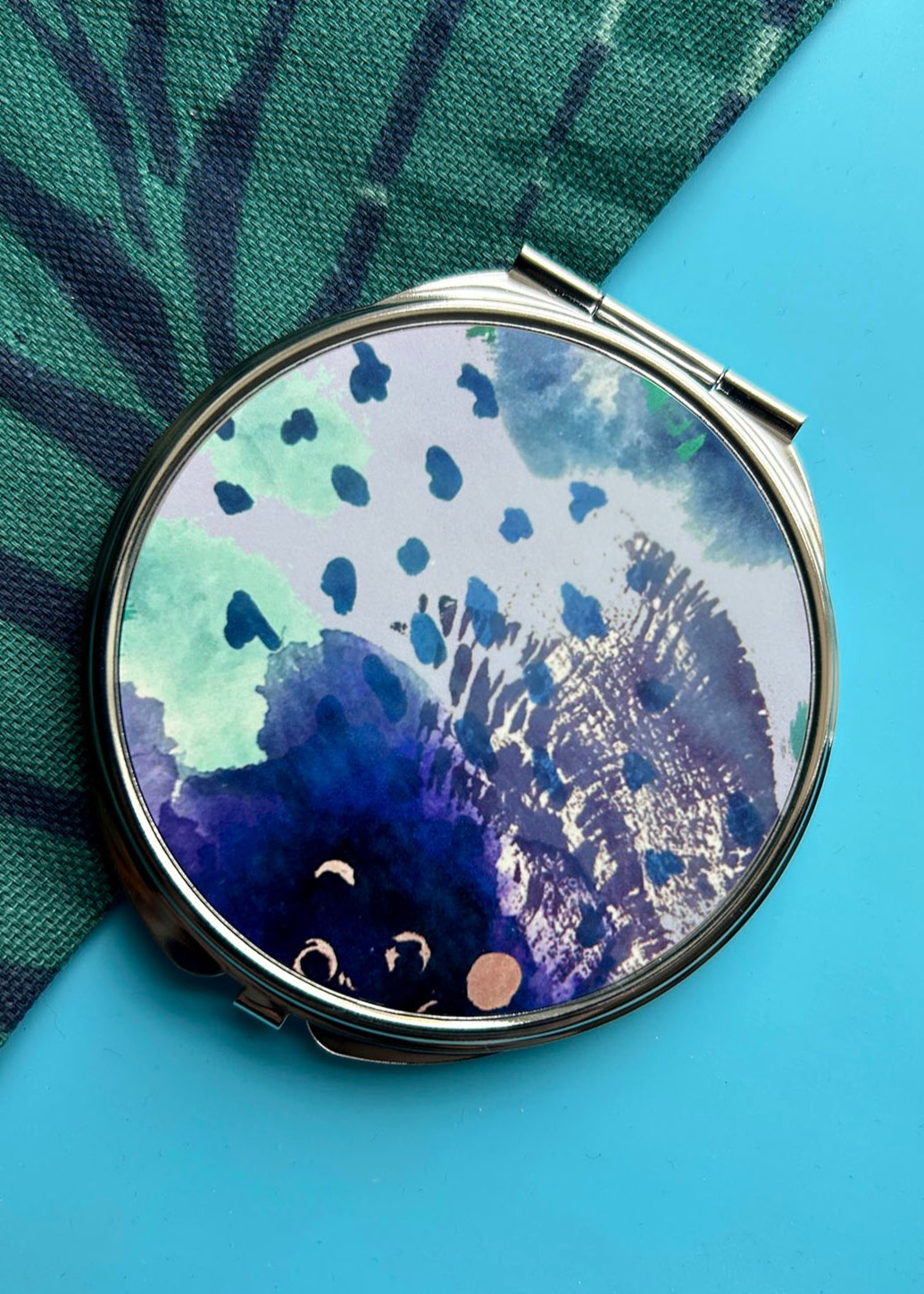 Limited Edition Abstract Colour Compact Mirror