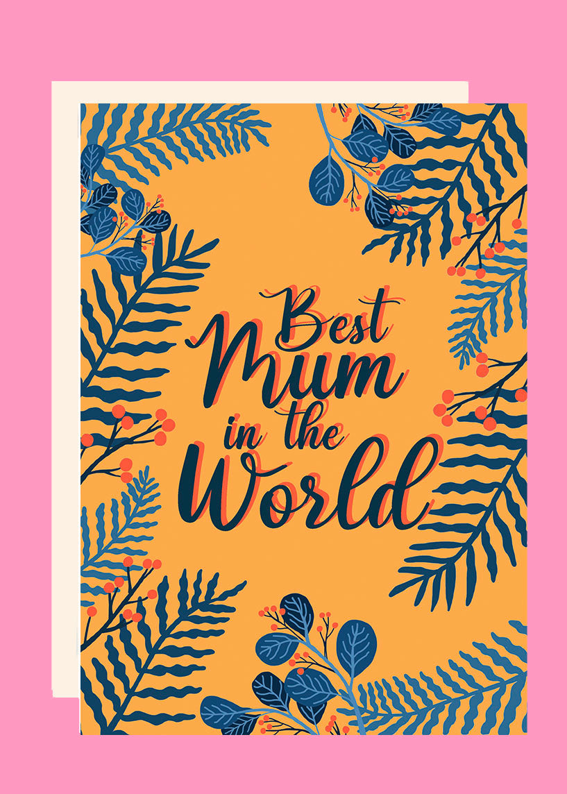 Mother's Day Card Best Mum In The World