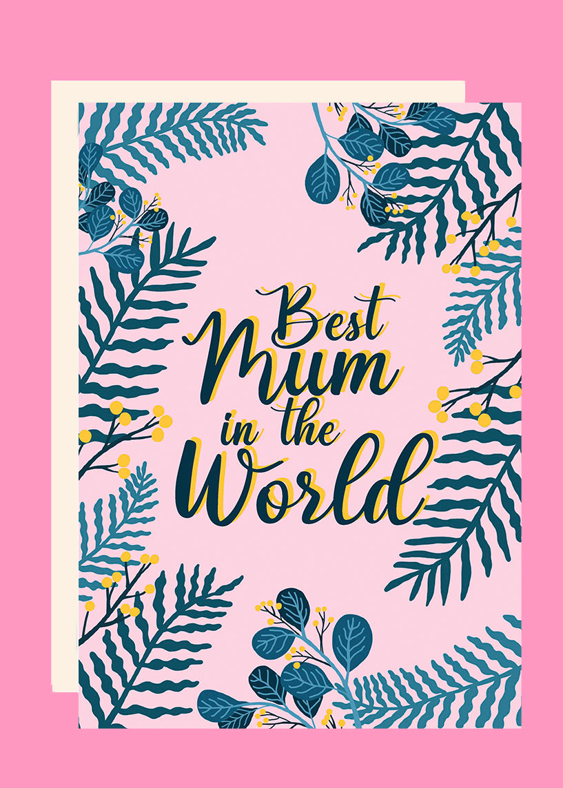 Mother's Day Card Best Mum In The World