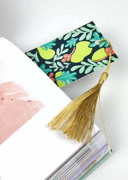 Bright Abstract Floral Bookmarks