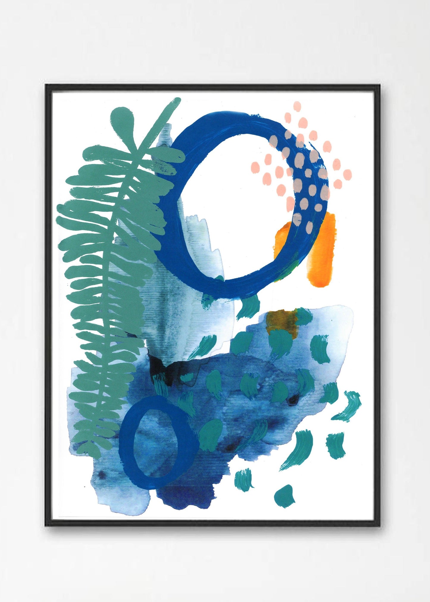Limited Edition Abstract Botanical Print Green