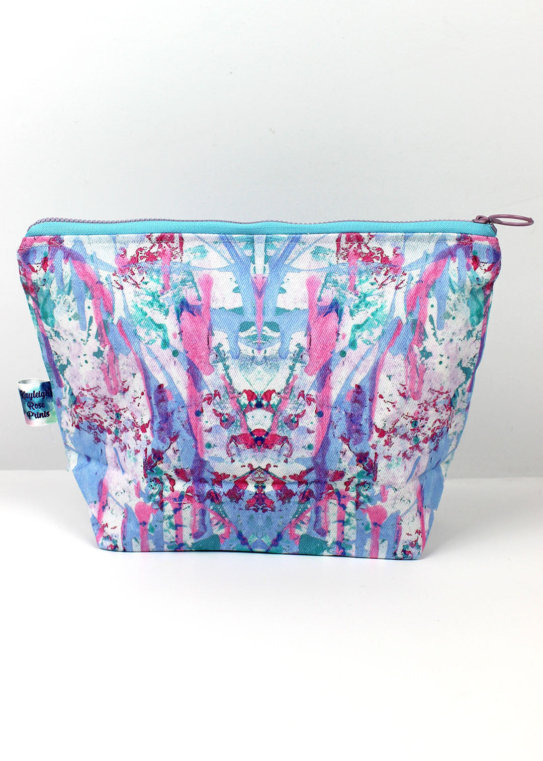 Limited Edition Purple Graffiti Print Cosmetic Bag
