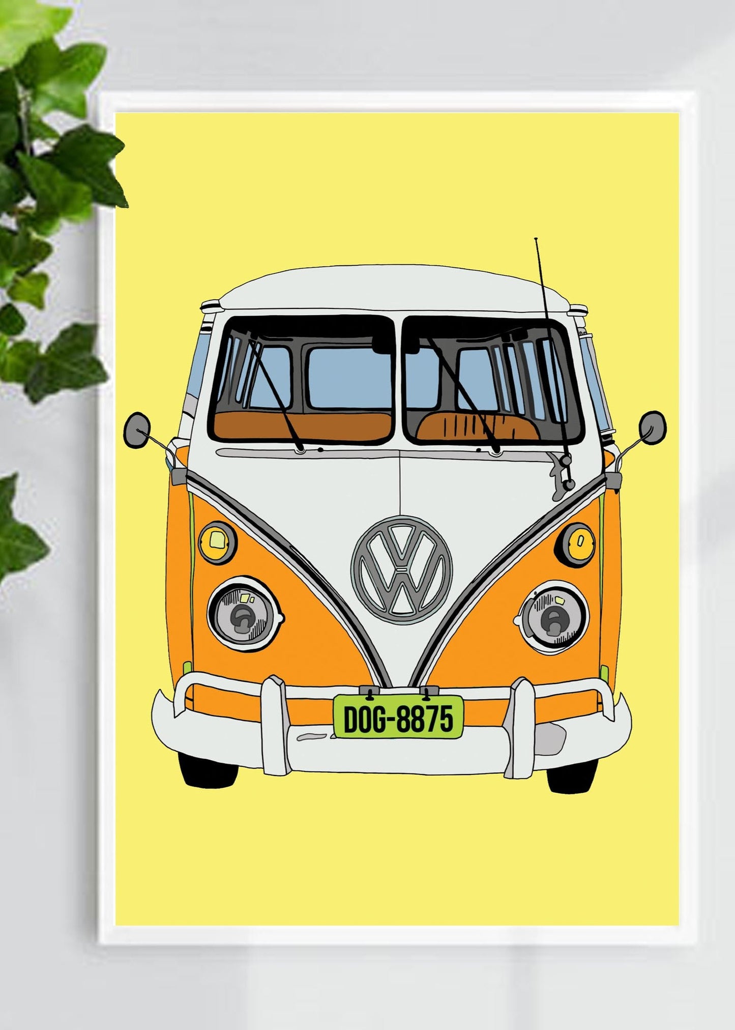 Bold Hippy Van Print