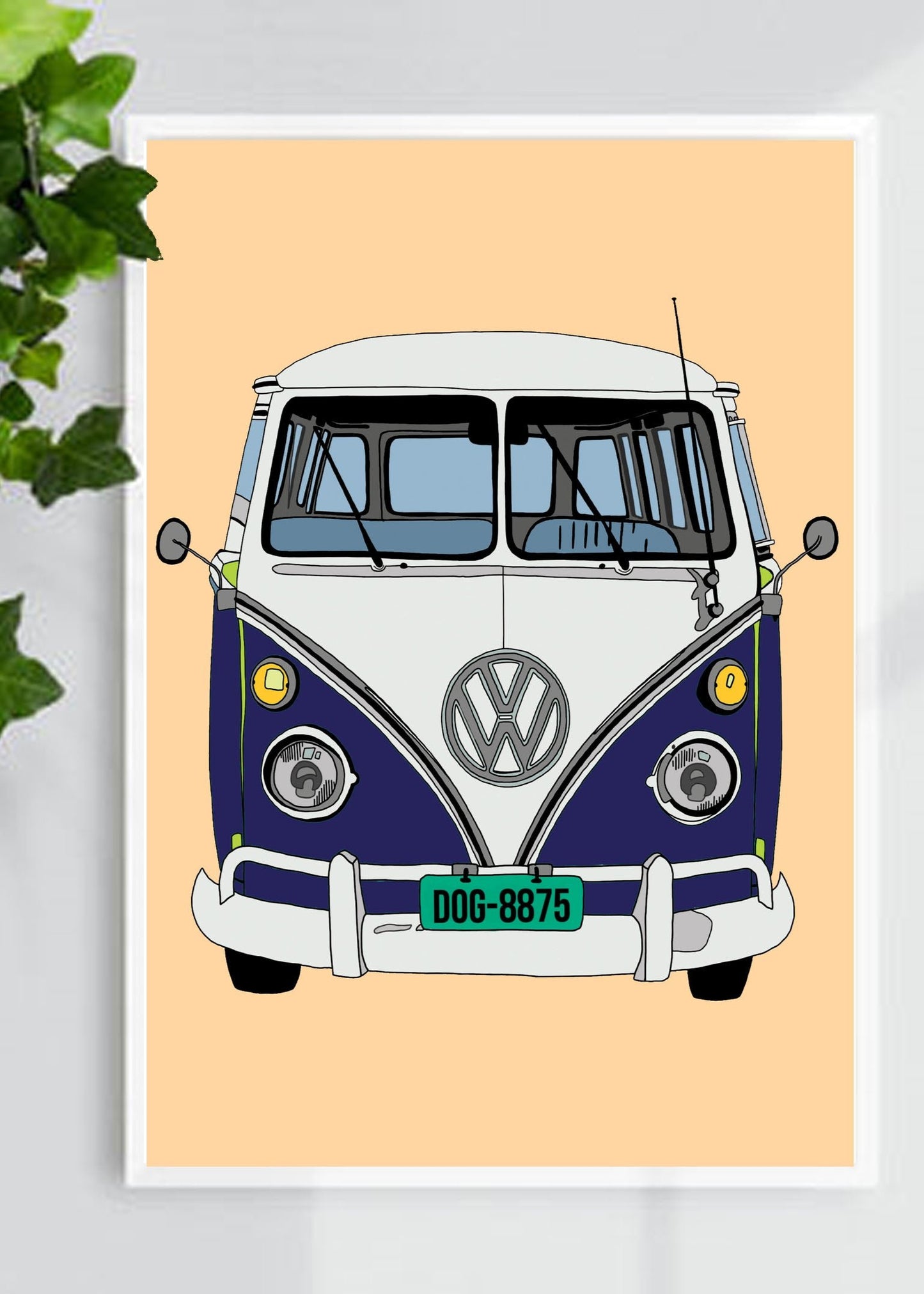 Bold Hippy Van Print