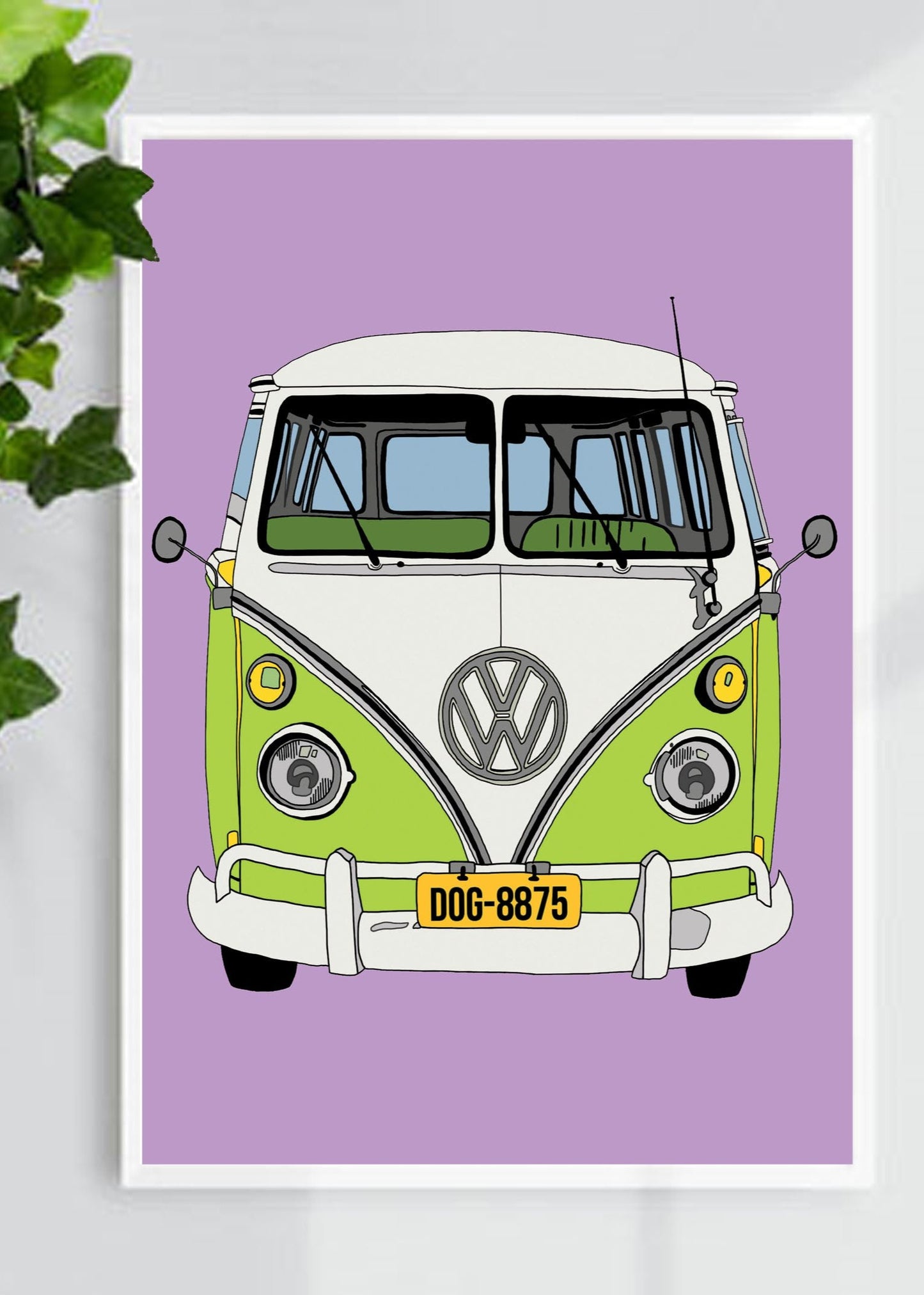 Bold Hippy Van Print