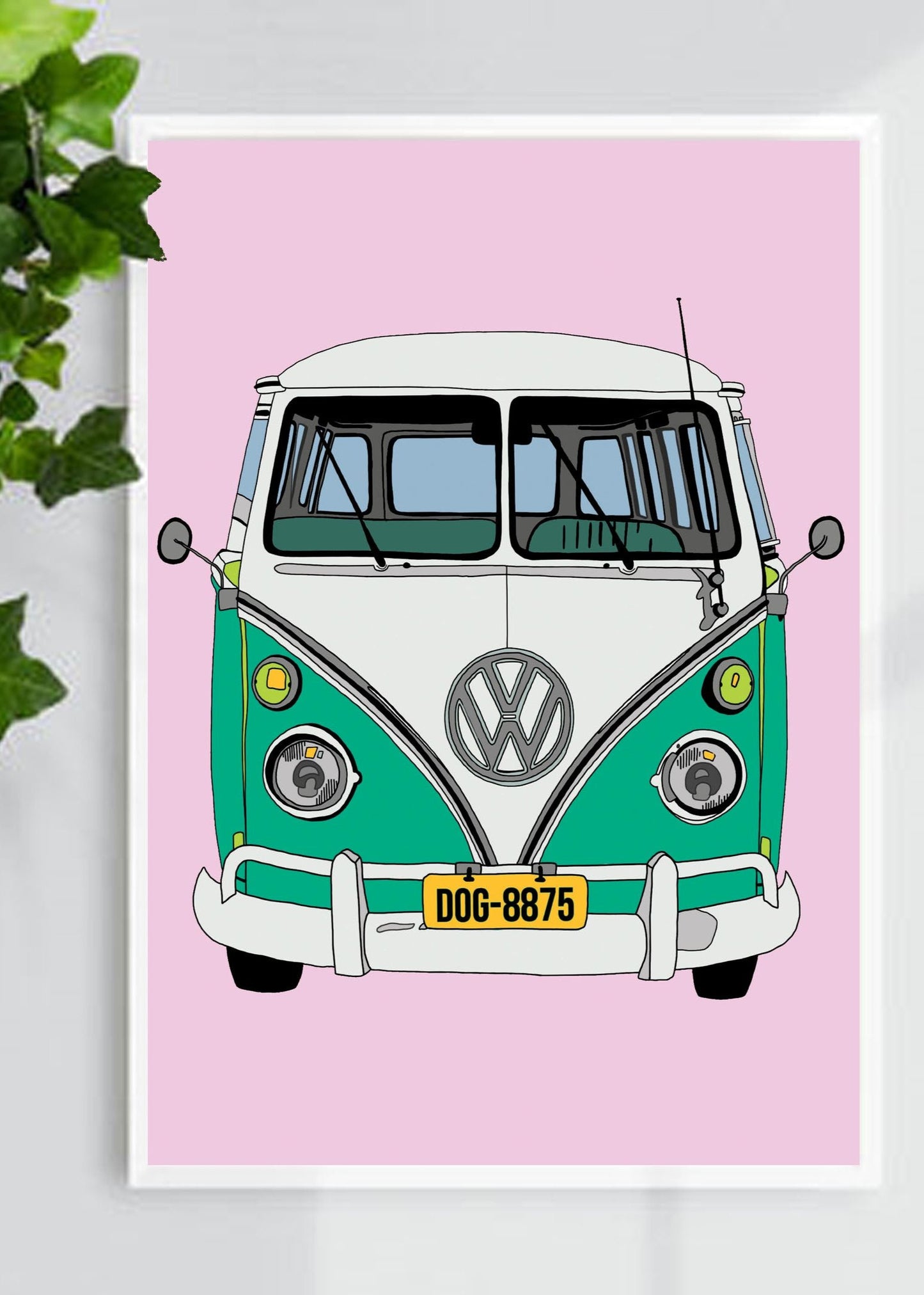 Bold Hippy Van Print