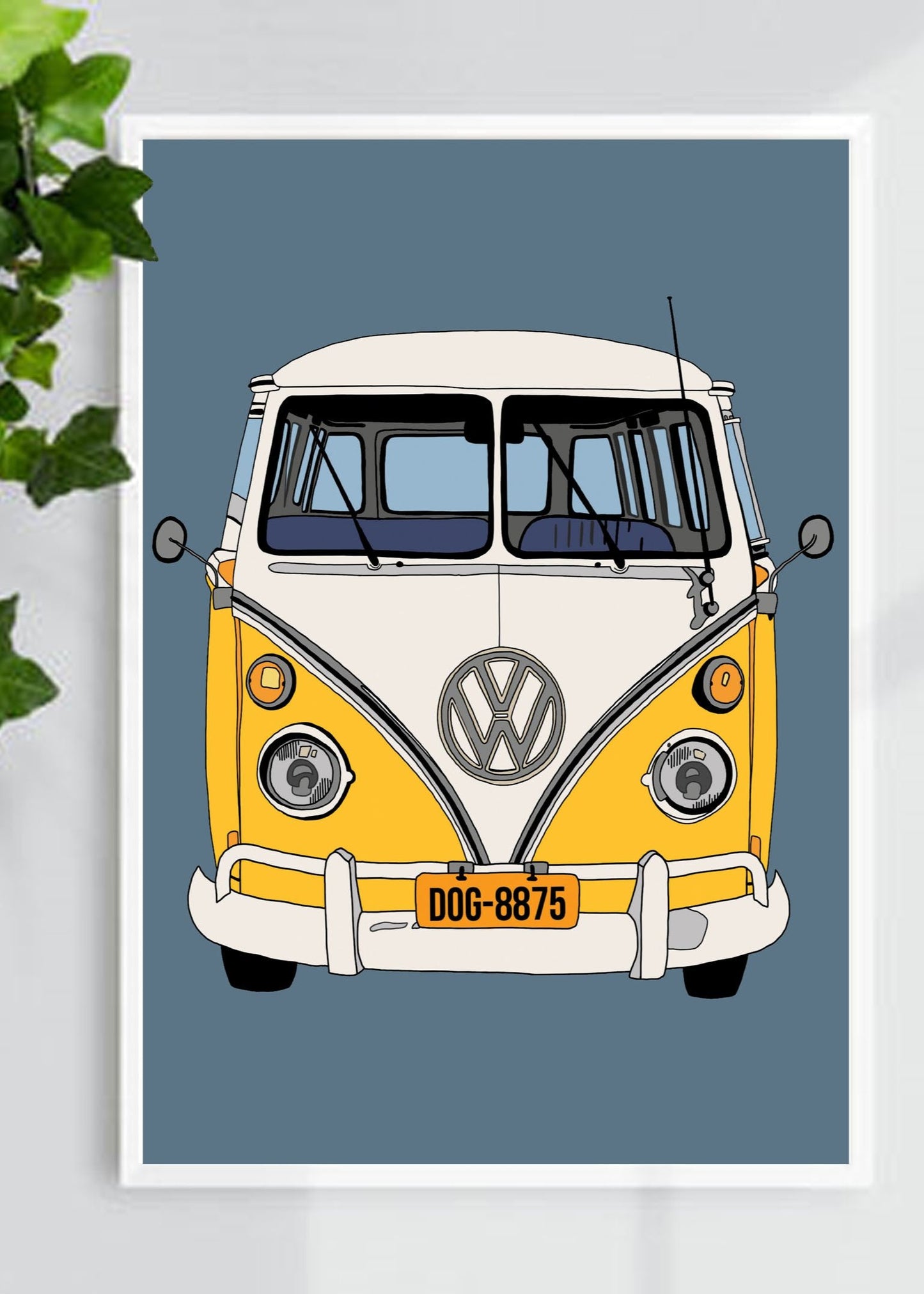 Bold Hippy Van Print